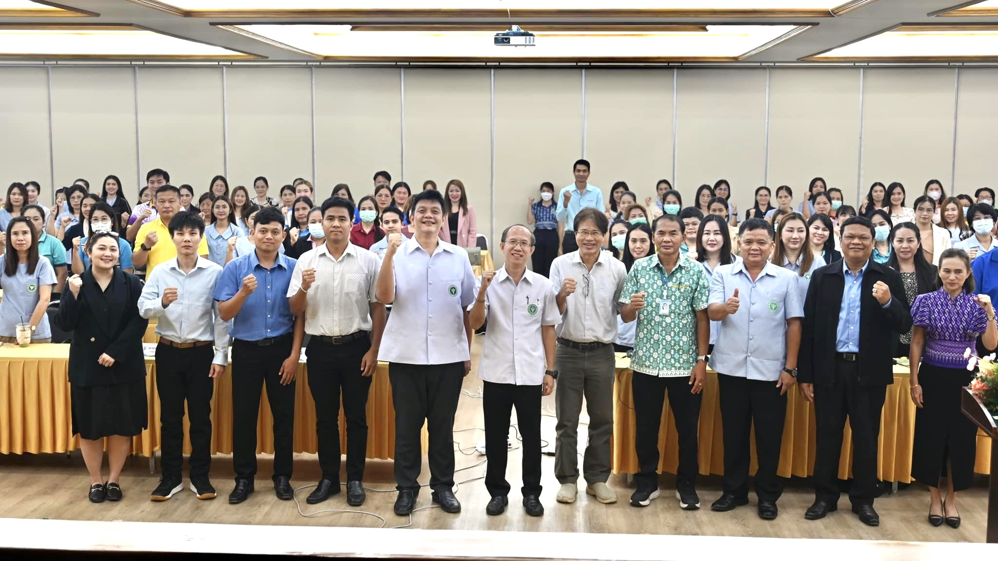 นพ.สสจ.อุบลฯ ประธานในพิธีเปิดการอบรมเชิงปฏิบัติการโครงการพัฒนาคุณภาพการเงินและบั...