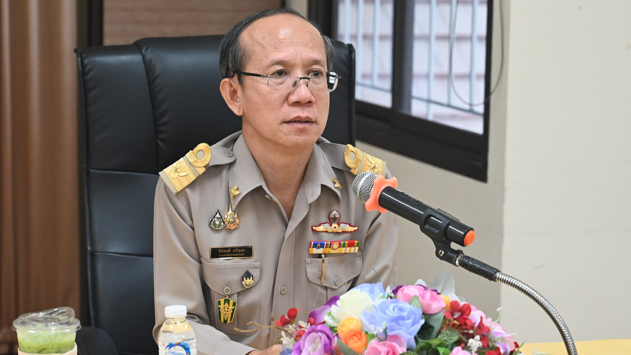 นพ.สสจ.อุบลฯ ประธานการประชุมคณะกรรมการอนุมัติ หน่วยปฏิบัติการแพทย์ จังหวัดอุบลราชธานี