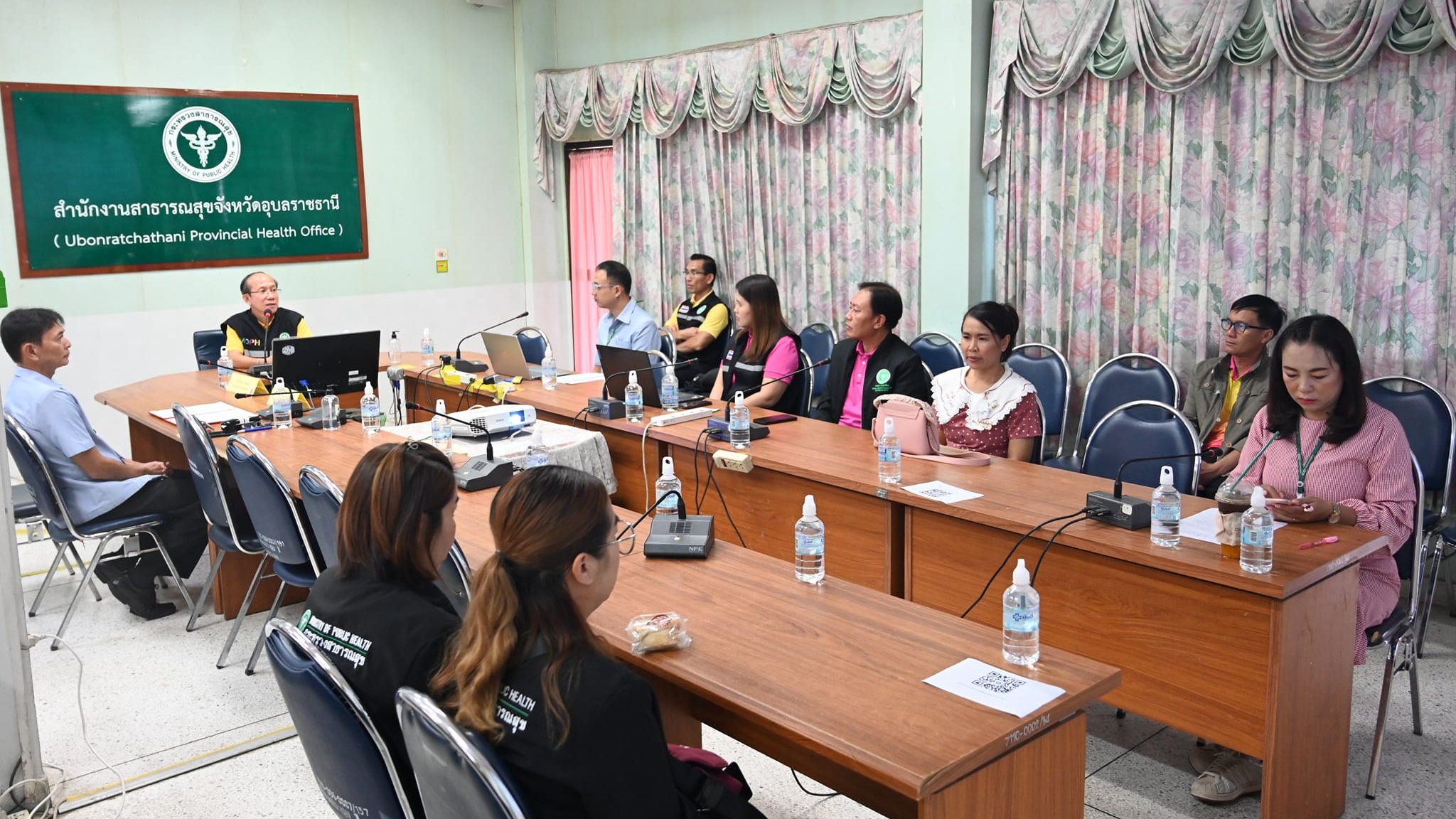 นพ.สสจ.อุบลฯ  ประธานกล่าวเปิดการประชุมการพัฒนาศักยภาพขององค์การปกครองส่วนท้องถิ่...