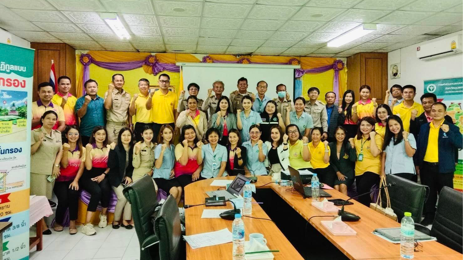 สา’สุขอุบลฯ ร่วมจัดประชุมเชิงปฏิบัติการจัดทำธรรมนูญสุขภาพการก่อสร้างบ่อบำบัดสิ่งปฏิกูลในระดับตำบล