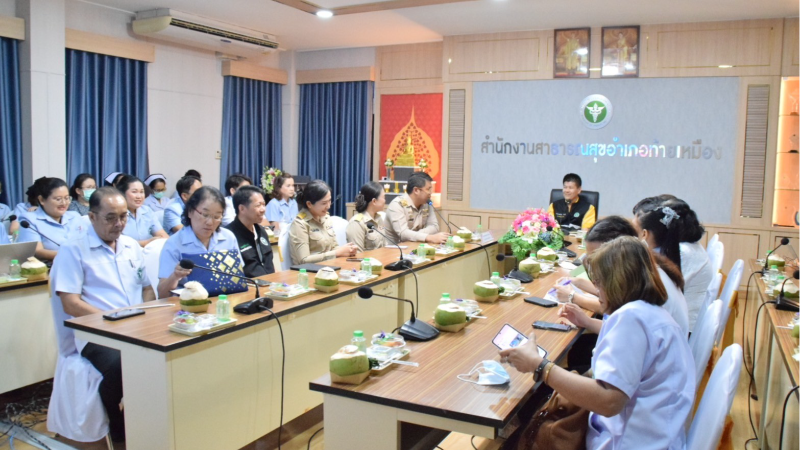 สาธารณสุขนิเทศก์ เขตสุขภาพที่ 11ประธานการตรวจราชการและนิเทศงานกรณีปกติ ระดับกระท...