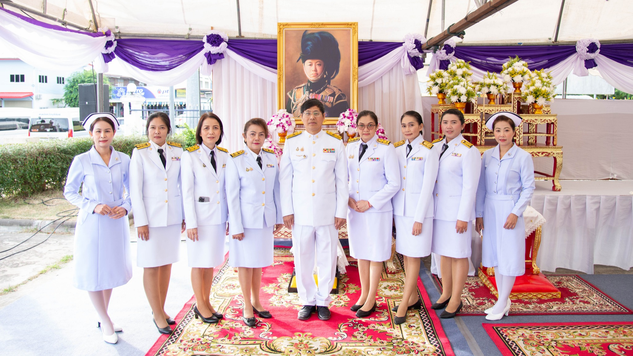 รพ.บุรีรัมย์ ร่วมงานรัฐพิธีถวายบังคมพระบรมราชานุสรณ์ พระบาทสมเด็จพระมงกุฎเกล้าเจ...