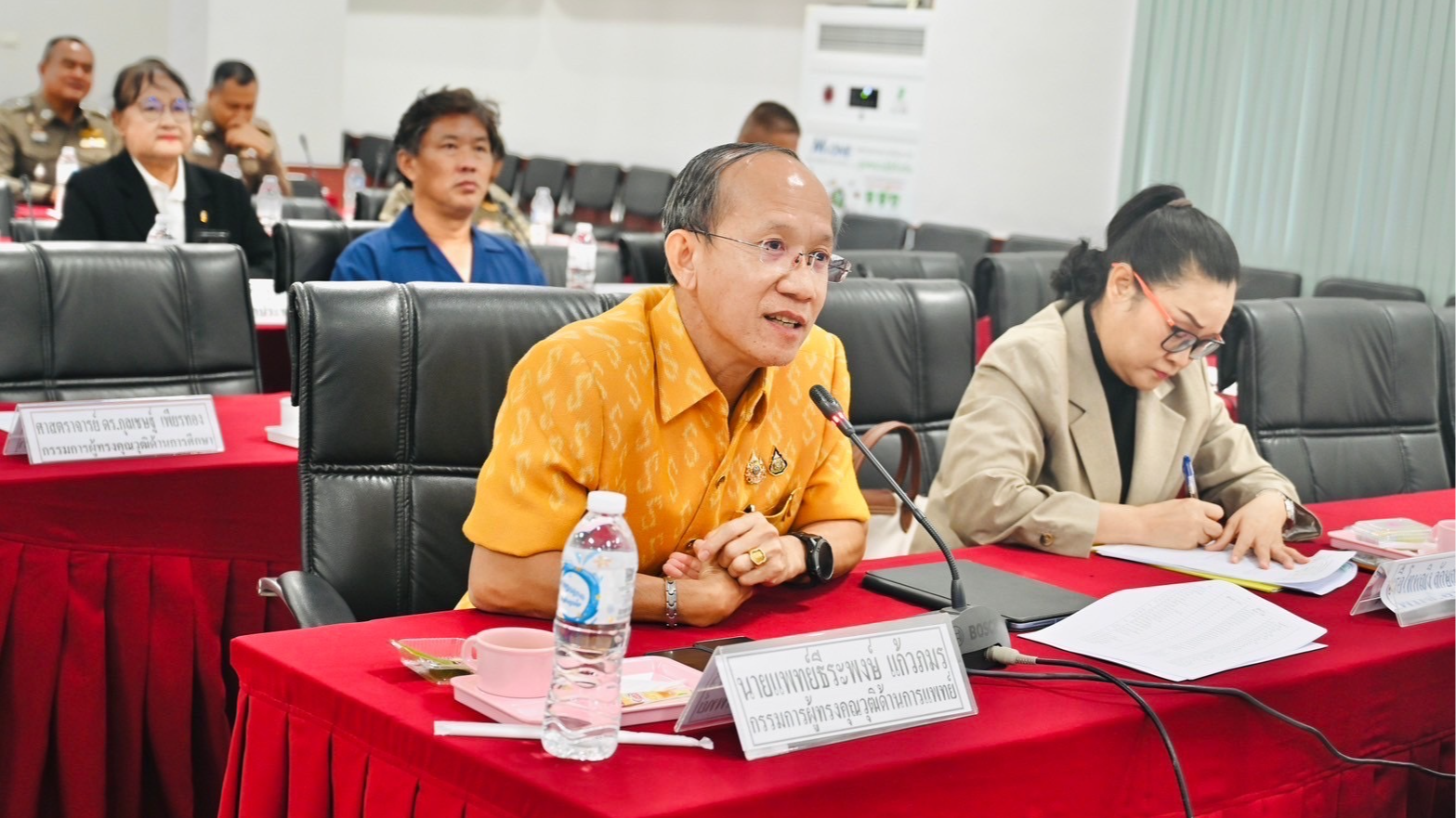 นพ.สสจ.อุบลฯ ร่วมการประชุมคณะกรรมการตรวจสอบและติดตามการบริหารงานตำรวจ (กต.ตร.) จ...