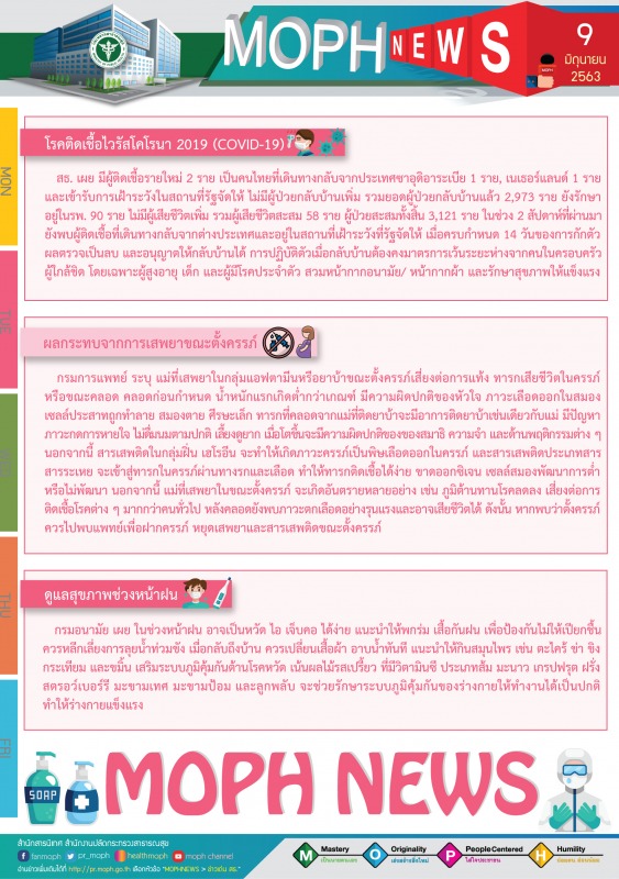 MOPH NEWS 9 มิถุนายน 2563