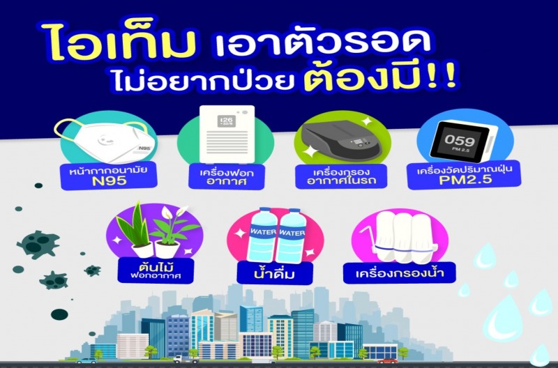 How to เซฟชีวิตในวิกฤตฝุ่น Pm 2.5