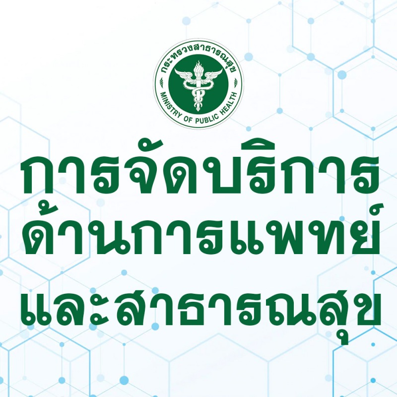 การจัดบริการด้านการแพทย์และสาธารณสุข