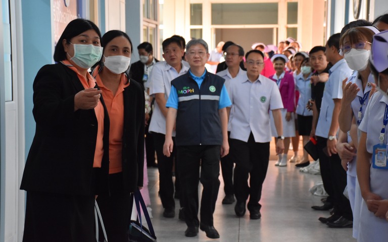 ปลัดสธ. ติดตามนโยบายกระทรวงสาธารณสุข รพ.ยโสธร พร้อมเปิดหอผู้ป่วยจิตเวช