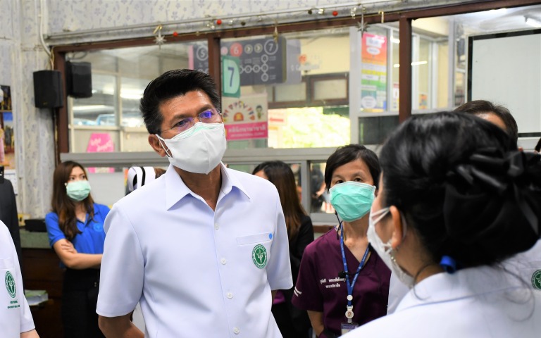 ตรวจเยี่ยมการเพิ่มห้องฉุกเฉินโควิดส่วนต่อขยาย รพ.ราชวิถี