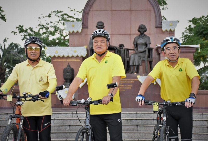 สธ. รวมพลังปั่นจักรยานสร้างสุขภาพ ป้องกันโรค เฉลิมพระเกียรติ  เนื่องในโอกาสมหามง...