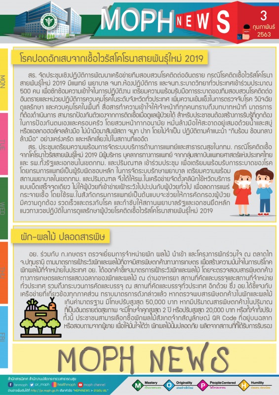 MOPH NEWS 3 กุมภาพันธ์ 2563