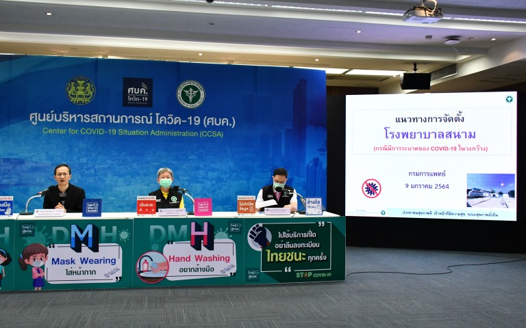 แถลงความคืบหน้า COVID-19  ….. ( 9 มกราคม 2564)