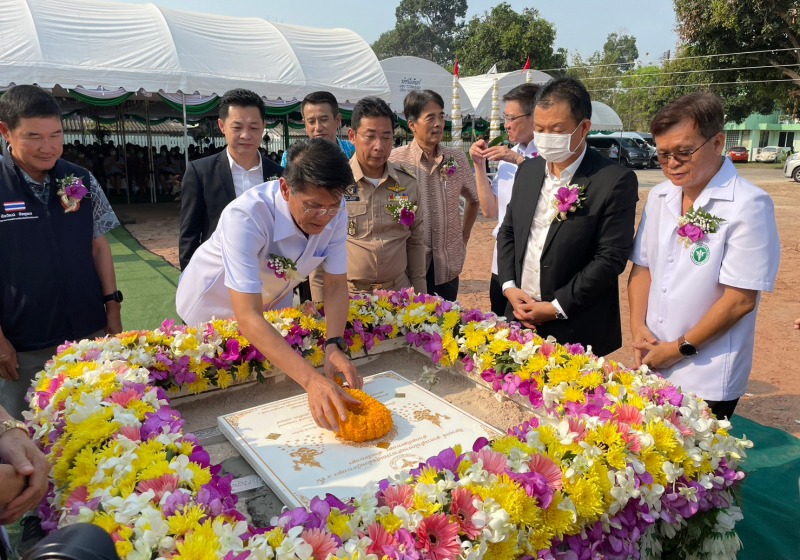 “สาธิต” วางศิลาฤกษ์อาคารสำนักงานสาธารณสุข จ.ระยอง เป็นหน่วยประสานการพัฒนาบริการร...