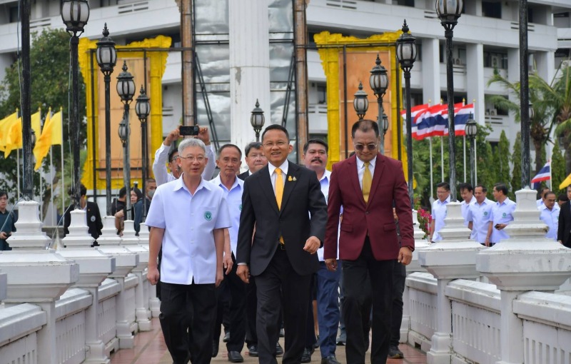 “สมศักดิ์” เดินทางเข้ากระทรวงสาธารณสุข รับตำแหน่ง รมว.สธ. อย่างเป็นทางการ