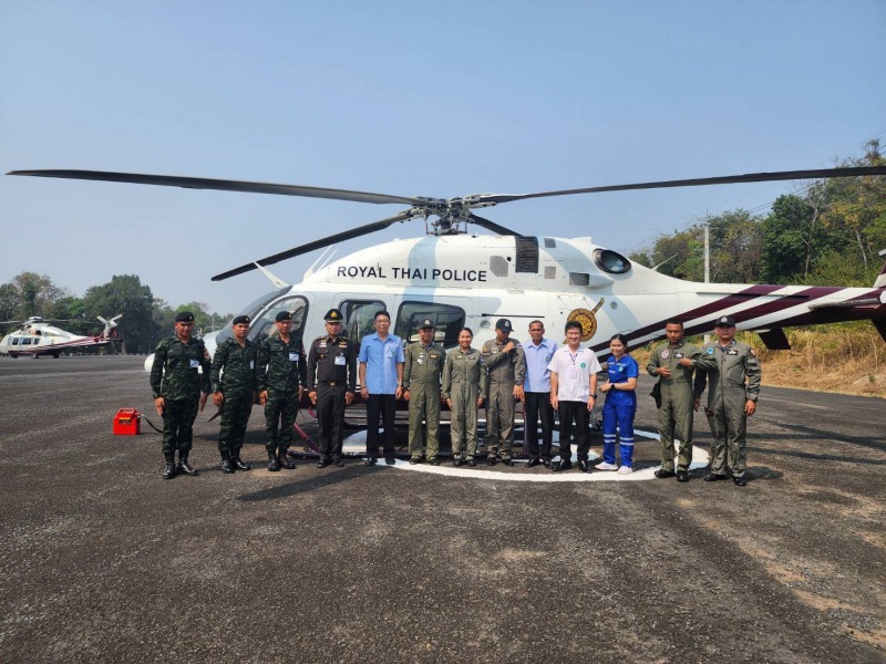 สสจ.อุบลฯร่วมซ้อมแผนเผชิญเหตุฉุกเฉินทางการแพทย์ กรณีเกิดเหตุทางน้ำ และนำส่งผู้ป่...