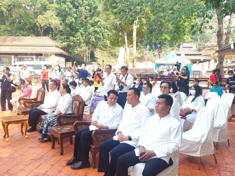 สสจ.เชียงราย ข้าร่วมงานแถลงข่าวการจัดงานสืบสานประเพณีนมัสการและสรงน้ำพระธาตุดอยตุง ประจำปี 2567