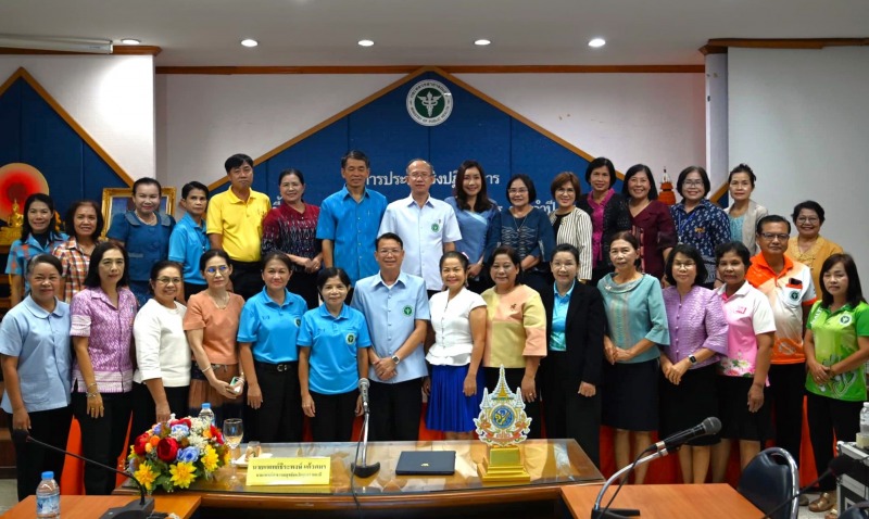 นพ.สสจ.อุบลฯ ประธานในพิธีเปิดการประชุมชี้แจงสิทธิประโยชน์หลังข้าราชการและลูกจ้าง...