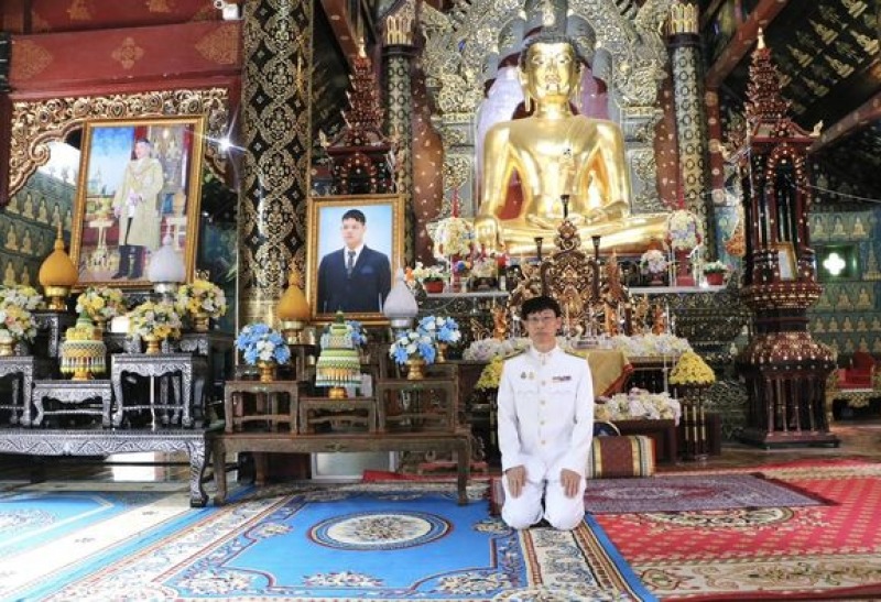 สสจ.เชียงราย ร่วมพิธีเจริญพระพุทธมนต์และเจริญจิตตภาวนา ถวายเป็นพระราชกุศลแด่พระบ...