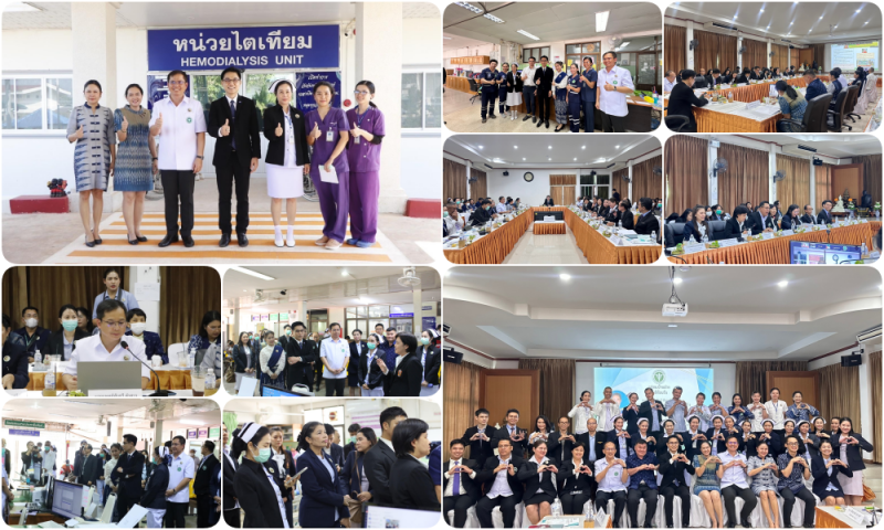 สสจ.สกลนคร “ร่วมคณะตรวจราชการและนิเทศงาน กรณีปกติ รอบ 1 ประจำปีงบประมาณ พ.ศ. 2567 คปสอ.บ้านม่วง”