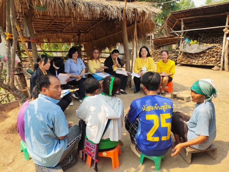 สสจ.เชียงราย ร่วมเยี่ยมบ้านเพื่อสอบทานข้อมูลเชิงประจักษ์ของผู้เสนอขอรับทุน ม.ท.ศ...