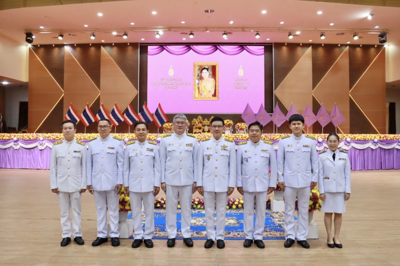 สสจ.เชียงราย ร่วมพิธีทำบุญตักบาตรถวายเป็นพระราชกุศล กิจกรรมเฉลิมพระเกียรติสมเด็จ...