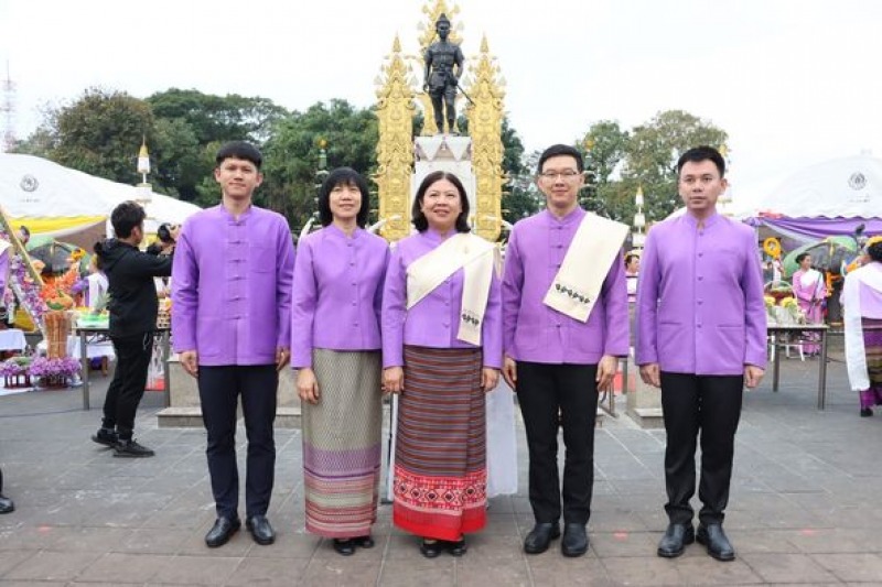 สสจ.เชียงราย ร่วมพิธีบวงสรวงและทำบุญเมืองเชียงราย