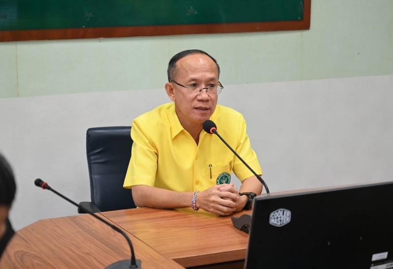 นพ.สสจ.อุบลราชธานี ประธานการประชุมเชิงปฏิบัติการ การใช้งานระบบหมอพร้อม Station ส...