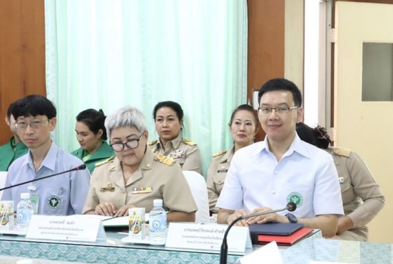 นพ.สสจ.เชียงราย ร่วมลงพื้นที่ตรวจเยี่ยมสถานีอนามัยพระราชทาน ต.ป่าซาง อ.แม่จัน จ.เชียงราย