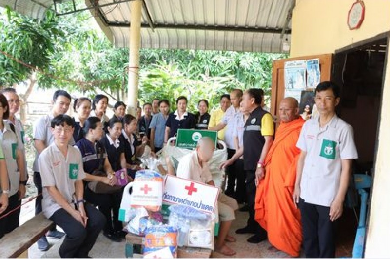 สมาชิกแม่บ้านสาธารณสุข  สาขาจังหวัดเชียงราย ร่วมออกหน่วยแพทย์เคลื่อนที่ พอ.สว. จ...