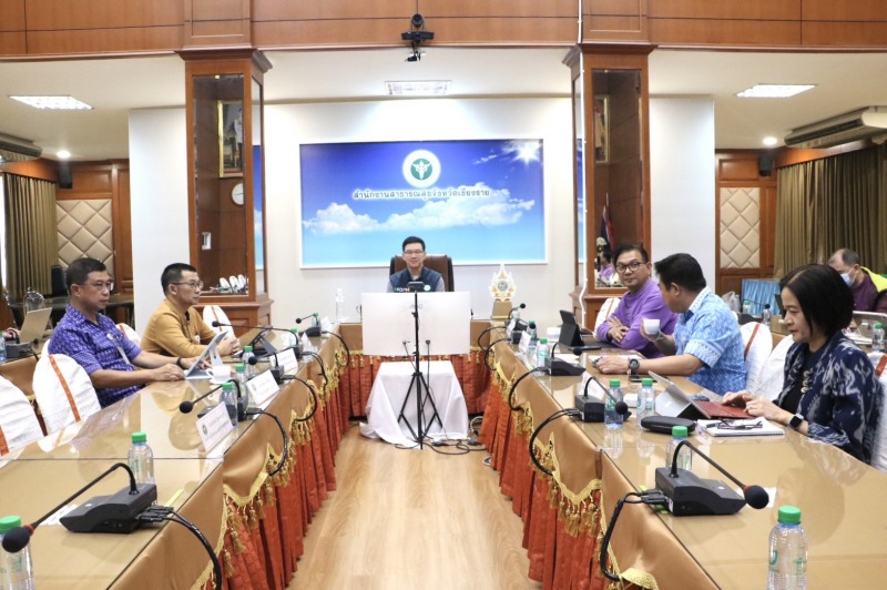 สสจ.เชียงราย ร่วมประชุมสรุปผลการตรวจราชการและนิเทศงานกรณีปกติ รอบที่ 1 ปีงบประมา...